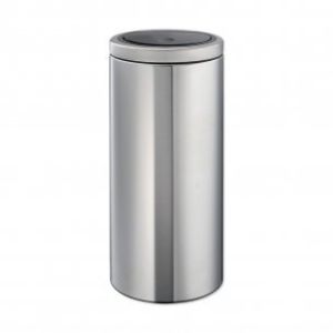 Brabantia &Delta;&omicron;&chi;&epsilon;ί&omicron; &Alpha;&pi;&omicron;&rho;&rho;&iota;&mu;ά&tau;&omega;&nu; 30lt Matt Steel &sigma;&epsilon;&iota;&rho;ά Touch Bin
