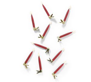 &Lambda;&alpha;&mu;&pi;ά&kappa;&iota;&alpha; &Kappa;&epsilon;&rho;&iota;ά  LED - &Kappa;ό&kappa;&kappa;&iota;&nu;&omicron;/&Theta;&epsilon;&rho;&mu;ό &Lambda;&epsilon;&upsilon;&kappa;ό twisted candle lights steady BO indoor D.1.5cm x H.14.5cm