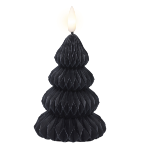 &Kappa;&epsilon;&rho;ά&kappa;&iota; LED (wick) candle wax tree steady BO indoor D.7.2cm x H.10.5cm