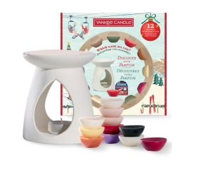 Yankee Candle Giftset &mu;&epsilon; &sigma;&upsilon;&sigma;&kappa;&epsilon;&upsilon;ή &kappa;&alpha;ύ&sigma;&eta;&sigmaf; & 12 &alpha;&rho;&omega;&mu;&alpha;&tau;&iota;&kappa;έ&sigmaf; &tau;ά&rho;&tau;&epsilon;&sigmaf;