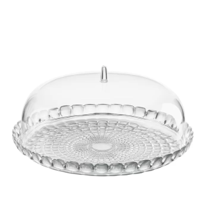 Guzzini Τουρτιέρα Plexi Glass με Καπάκι Διάφανη 36εκ.TIFFANY CAKE SERVING SET 'TIFFANY'