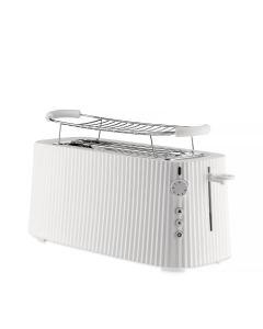 Alessi &Phi;&rho;&upsilon;&gamma;&alpha;&nu;&iota;έ&rho;&alpha; long  &lambda;&epsilon;&upsilon;&kappa;ή &sigma;&epsilon;&iota;&rho;ά Pliss&eacute;  LONG DOUBLE COMPARTMENT TOASTER.