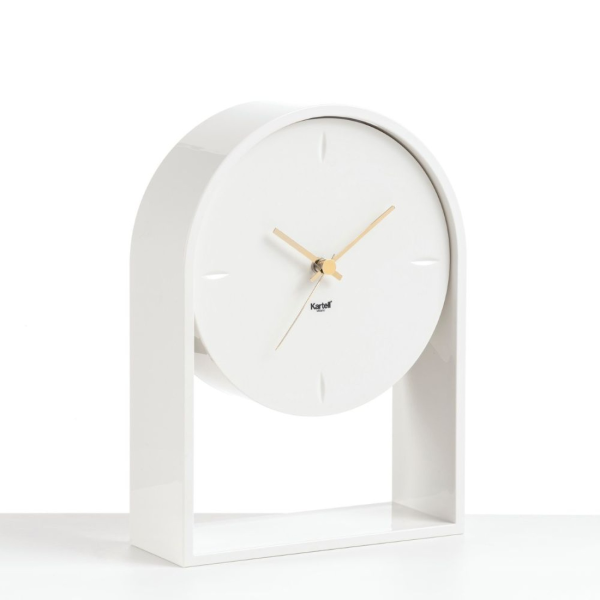 Kartell Ρολόι επιτραπέζιο 30εκ. White σειρά Air Du Temps