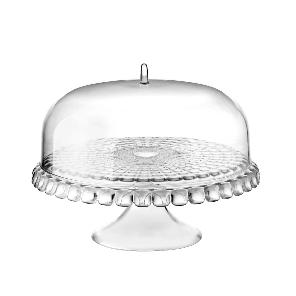 SMALL CAKE STAND WITH DOME TIFFANY  Ø30 x h27 cm