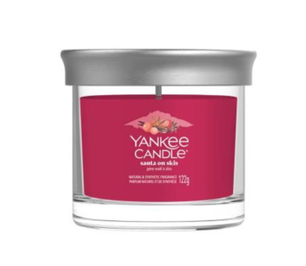Yankee Candle Κερί σε Γυάλινο Δοχείο Small σειρά Santa on Skis