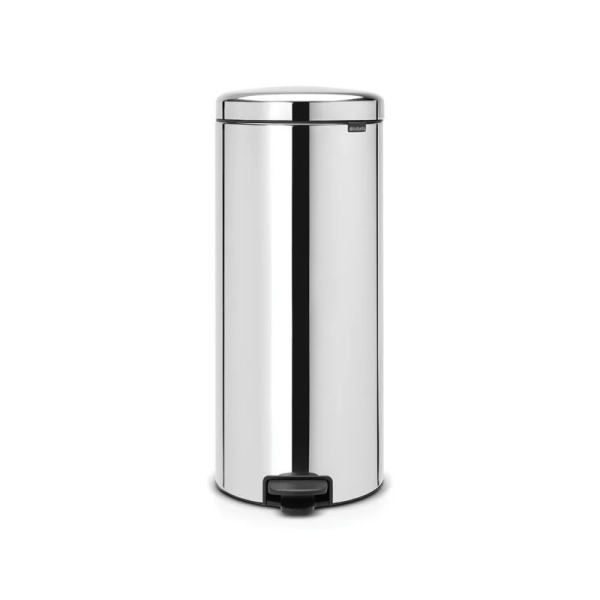BRABANTIA Δοχείο Απορριμμάτων με Πεντάλ Χρωμέ New Icon 30lt - 080.1143/66