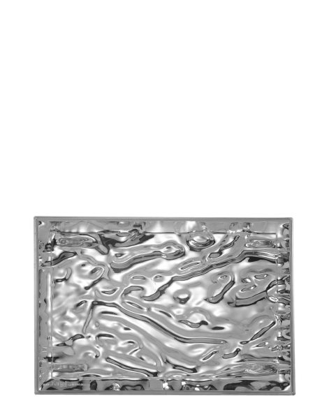 Kartell δισκος σειρα Dune big metal chrome -silver