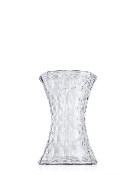 Kartell Σκαμπώ/τραπεζάκι διάφανο 45εκ σειρά Stone