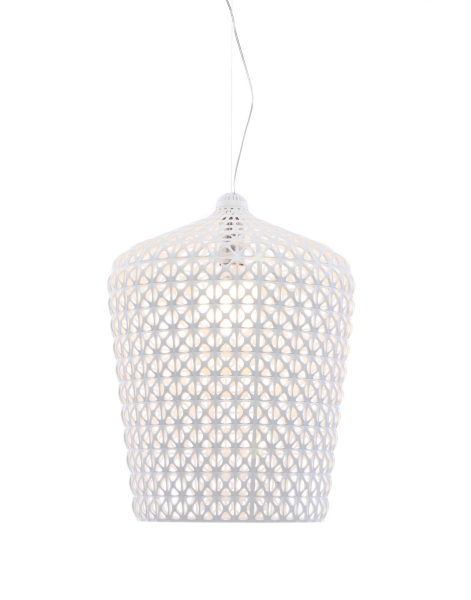 Kartell Φωτιστικό Οροφής crystal 50x63εκ. σειρά Kabuki SUSPENSION  Ferruccio Laviani