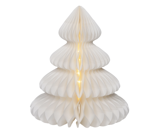 Διακοσμητικό Χριστουγεννιάτικο Φωτιστικό Δεντράκι Micro LED tree paper steady BO indoor fsc mix 100%