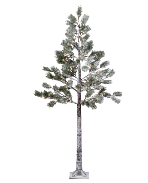 Φωτιζόμενο Χριστουγεννιάτικο Δέντρο με LED tree pvc snowy pine steady outdoor H.180cm