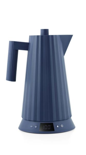 Alessi Βραστήρας 1,7 λτ. μπλε με ρύθμιση θερμοκρασίας σειρά Plisse