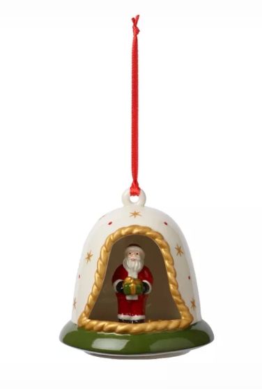 Villeroy & Boch Στολίδι καμπάνα Αγιος Βασιλης σειρα Toys My Chtristmas Tree 