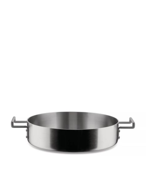 ASlessi χαμηλη κτσαρολα σειρα Convivio Low casserole with two handles