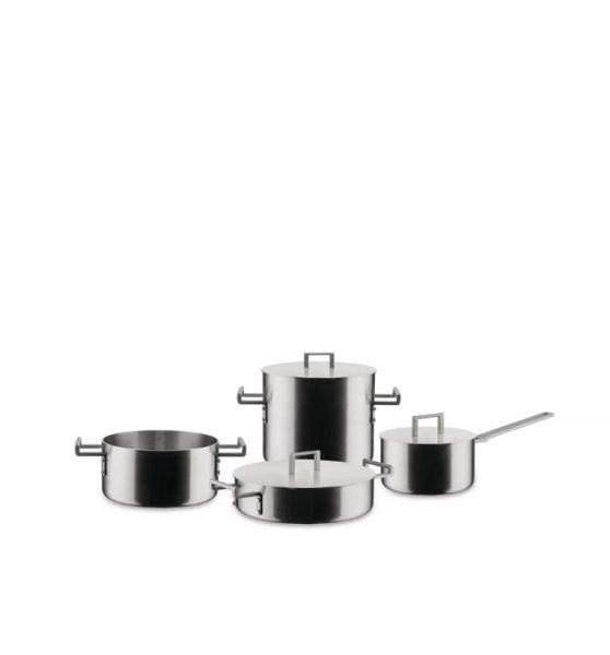 Alessi Σετ 4 τεμ. Σκεύη S/steel σειρά  Convivio