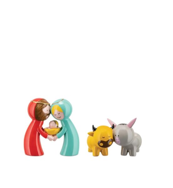 Alessi set 2τμχ φιγουρες 8,5Χ6εκ. Happy Eternity Baby Set of 2 figurines