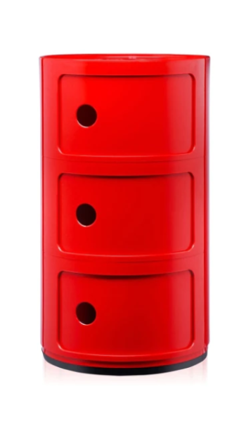 Kartell Συρταριέρα τριπλη  διάμετρος 32 εκ. σειρά Componibili