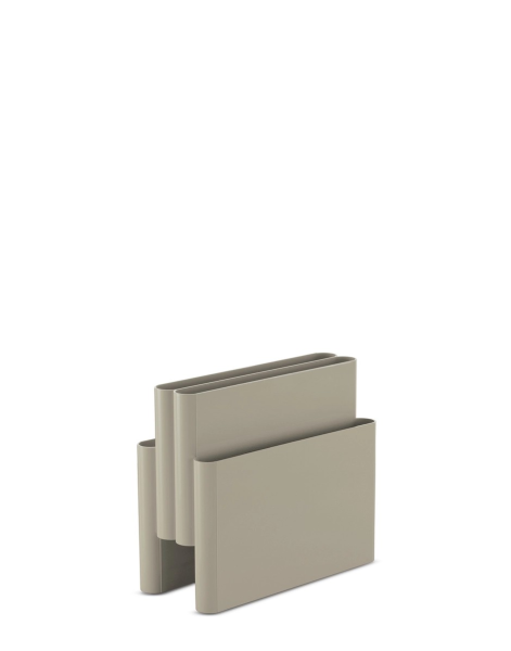 Kartell σταντ πειοδικων Magazine rack χρωμα taupe /μπεζ/γκρί
