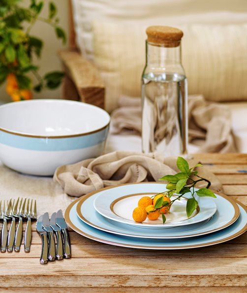 Sky Σερβίτσιο Φαγητού 20τμχ με Οβάλ Πιατέλα