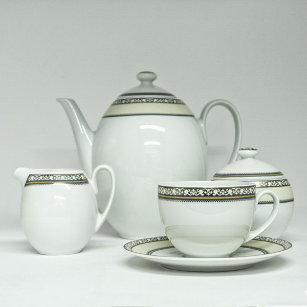 ΙΩΝΙΑ IVORY Σετ Τσαγιού 9 τεμ πορσελάνης