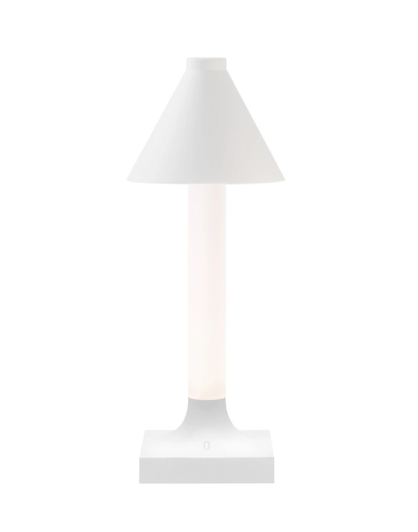 Kartell φωτιστικο  σειρα Goodnight cap  λευκο επαναφορτιζομενο 