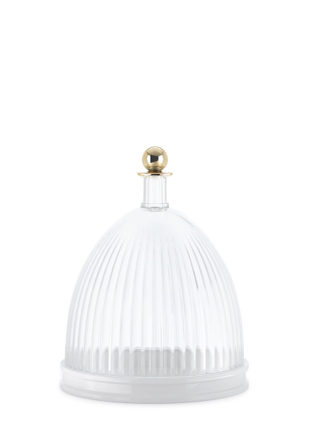 Kartell δισκος μα καπακι dome La coupole Fabio Novembre (crystal clear )