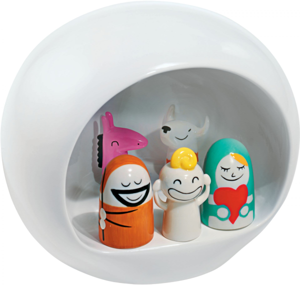 ALESSI ΦΑΤΝΗ Presepe Nativity White  Presepe CRIB Design: LPWK , Massimo Giacon