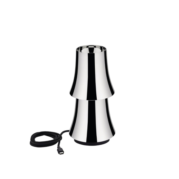 Alessi Λάμπα επαναφορτιζόμενη 19,3 εκ. Stainless Steel σειρά Halesia