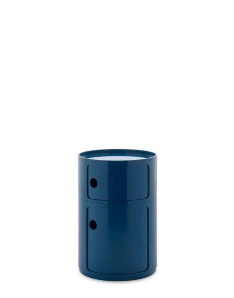 Kartell Componibili new big 2 elements  BLUE D:42CM
