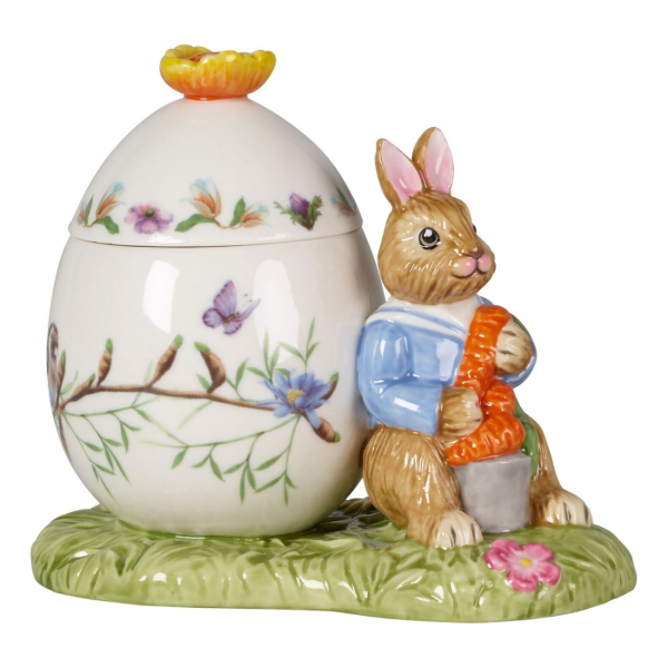 Villeroy & Boch Φιγούρα κουτί/αυγό 11x6,5x9,5 εκ.Max with carrot σειρά Bunny Tales