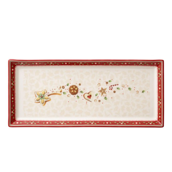 Villeroy & Boch Πιατέλλα παραλληλόγραμμη 39Χ17 εκ. σειρά Winter Bakery Delight