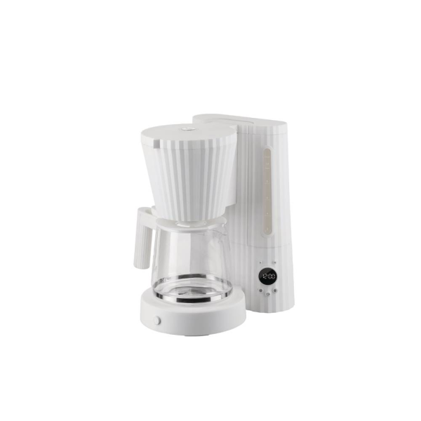 Alessi Καφετιέρα φίλτρου 1,5lt. άσπρη σειρά Plisse