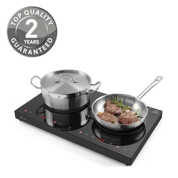 Επαγωγική εστία ψηφιακή διπλή induction 3500W black line Hendi 239414  