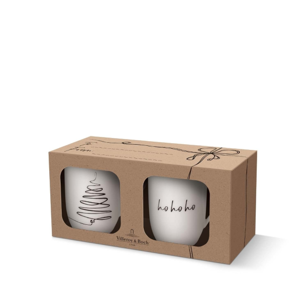 Villeroy & Boch Σετ 2 τεμ. κούπες 0,29 λτ. Xmas Tree/HoHoHo