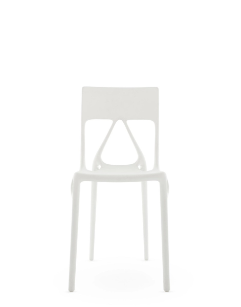 Kartell καρεκλα  λευκη  σειρα A.i. lite Philippe Starck 