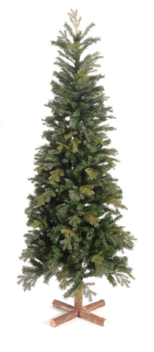 Χριστουγεννιατικο  Δένδρο slim GRIVOLA 2,1Μ MOD2,10m και 1041 tips plastic mixed