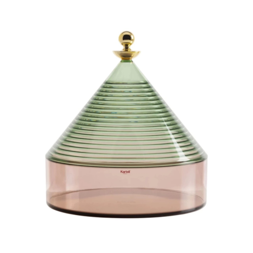 Kartell Δοχείο πράσινο/ροζ 25x27cm σειρά Trullo
