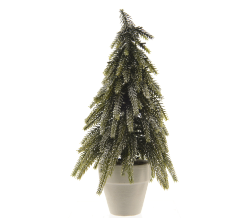 Χριστουγεννιάτικο Δεντράκι Mini tree glitter indoor D.15cm x H.26cm