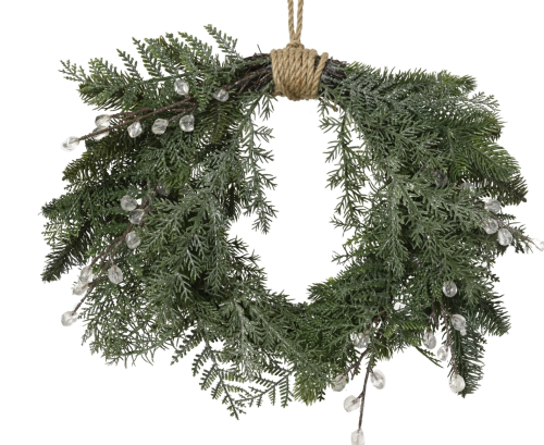 Χριστουγεννιάτικο Στεφάνι  Icecubes wreath icy icecubes indoor D.40cm x H.11cm