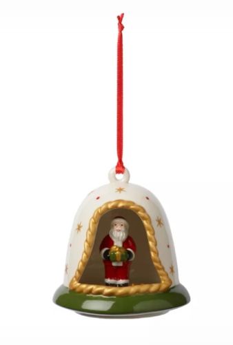 Villeroy & Boch Στολίδι καμπάνα Αγιος Βασιλης σειρα Toys My Chtristmas Tree 