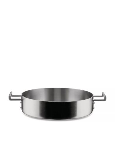 ASlessi χαμηλη κτσαρολα σειρα Convivio Low casserole with two handles